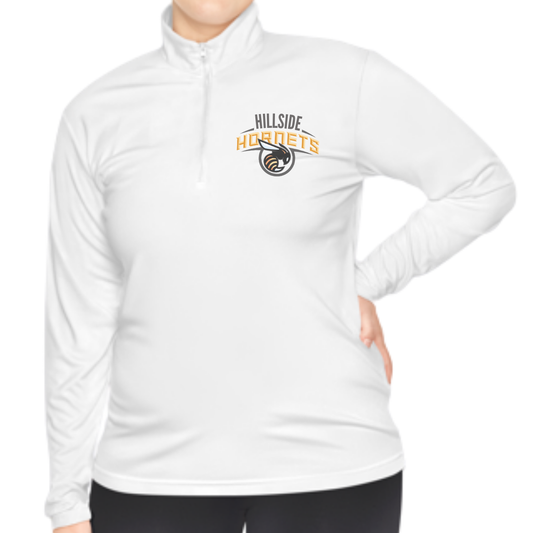 Embroidered Quarter Zip Pullover
