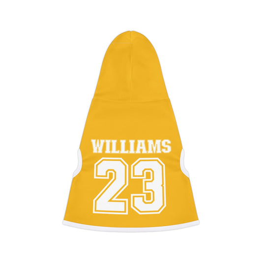 Customizable Pet Hoodie with Jersey Name & Number