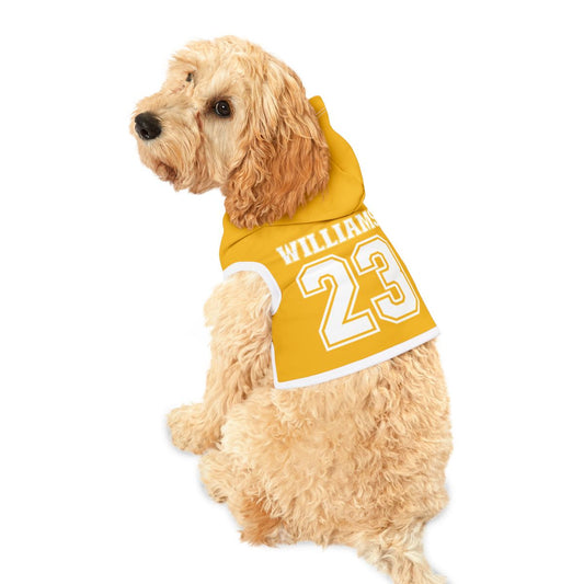 Customizable Pet Hoodie with Jersey Name & Number